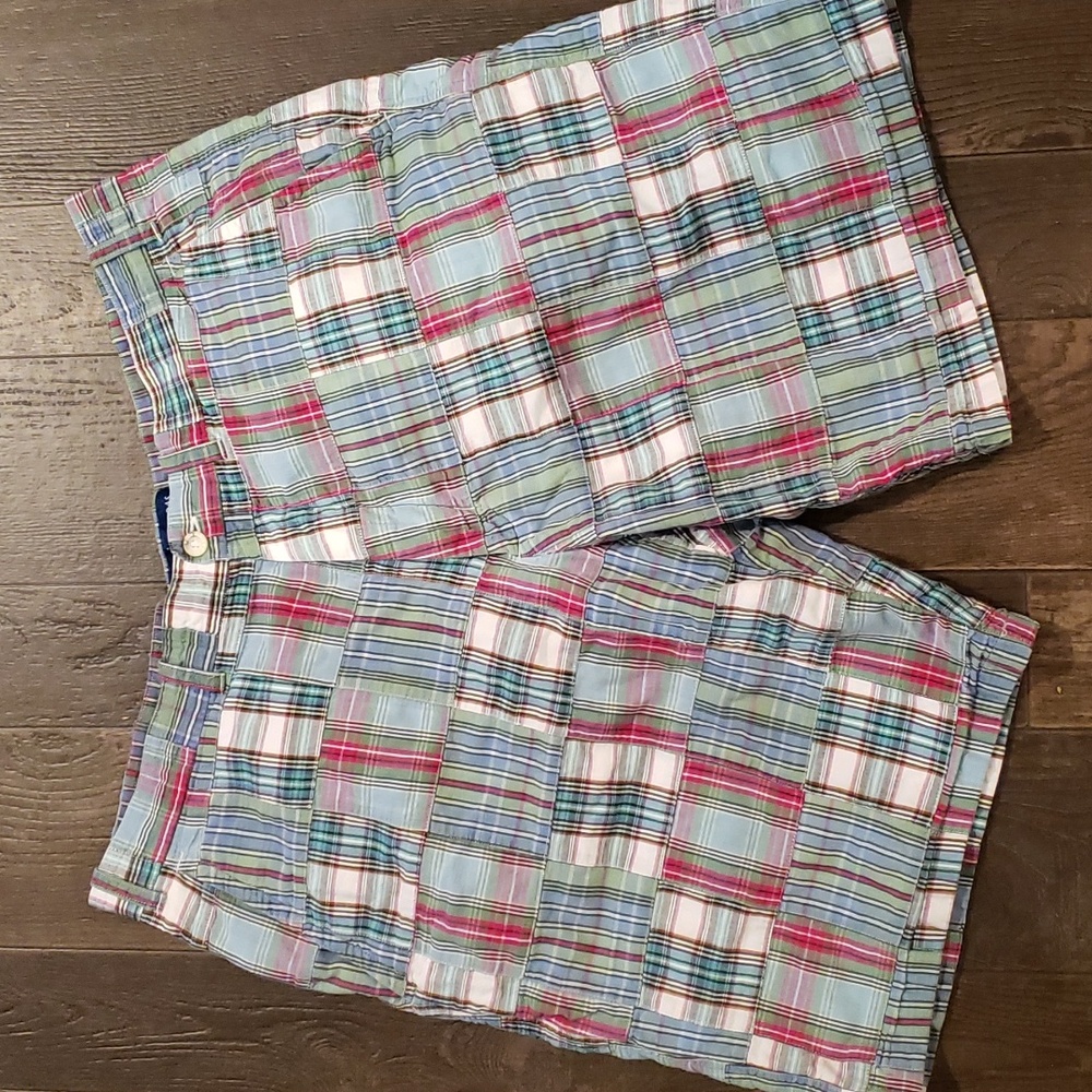 Cape Madras Patchwork Casual Dress Shorts Cape Elizabeth, Maine Men's 38